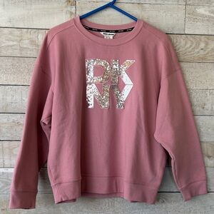 DKNY Rose Sweatshirt with Sparkling Logo
